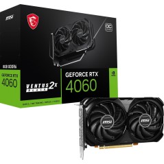 MSI GeForce RTX 4060 VENTUS 2X BLACK 8G OC 8GB - Ultimate Gaming Performance & Stylish Design!